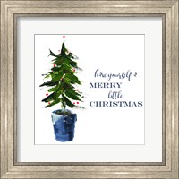 Merry Little Christmas Tree Fine Art Print