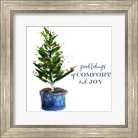 Comfort, Joy Little Christmas Tree Fine Art Print