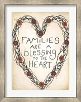 Families are a Blessing Fine Art Print