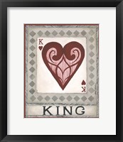 King Framed Print