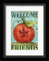Pumpkin Star Welcome Autumn 2 Fine Art Print