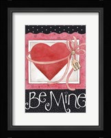 Pink Heart Be Mine Fine Art Print