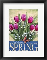 Welcome Spring Tulips Fine Art Print