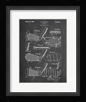 Golf Club Patent - Chalkboard Fine Art Print
