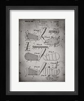 Golf Club Patent - Faded Grey Fine Art Print