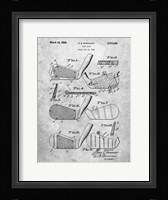 Golf Club Patent - Slate Fine Art Print