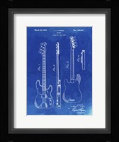 Guitar Patent - Faded Blueprint Fine Art Print