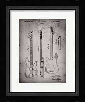 Guitar Patent - Faded Grey Fine Art Print