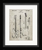 Guitar Patent - Sandstone Fine Art Print