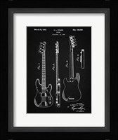Guitar Patent - Vintage Black Fine Art Print