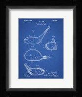 Metallic Golf Club Head Patent - Blueprint Fine Art Print
