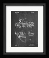 Cycle Support Patent - Chalkboard Fine Art Print