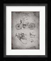 Cycle Support Patent - Faded Grey Fine Art Print