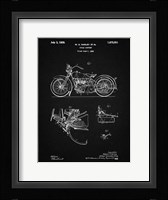 Cycle Support Patent - Vintage Black Fine Art Print