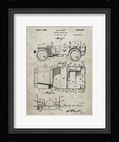 Military Vehicle Body Patent - Sandstone Fine Art Print