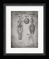 Explosive Missile Patent - Faded Grey Fine Art Print