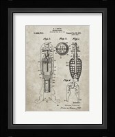 Explosive Missile Patent - Sandstone Fine Art Print