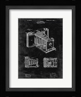 Photographic Camera Patent - Black Grunge Fine Art Print