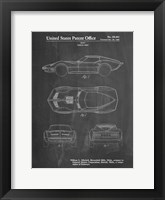 Vehicle Body Patent - Chalkboard Fine Art Print