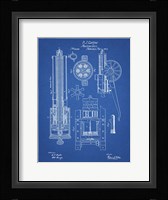 Machine Gun Patent - Blueprint Fine Art Print