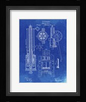 Machine Gun Patent - Faded Blueprint Fine Art Print