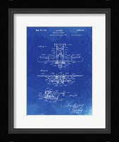 Amphibian Aircraft Patent - Faded Blueprint Fine Art Print