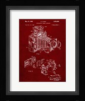 Photographic Camera Accessory Patent - Burgundy Fine Art Print