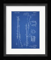 Semi-Automatic Rifle Patent - Blueprint Framed Print