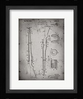 Semi-Automatic Rifle Patent - Faded Grey Fine Art Print
