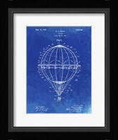 Balloon Patent - Faded Blueprint Fine Art Print