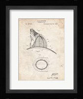 Fireman's Hat Patent - Vintage Parchment Fine Art Print