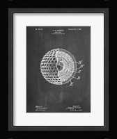 Golf Ball Patent - Chalkboard Fine Art Print