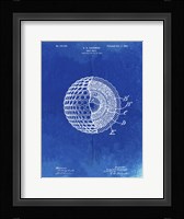 Golf Ball Patent - Faded Blueprint Fine Art Print