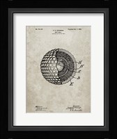 Golf Ball Patent - Sandstone Fine Art Print