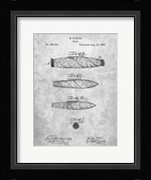 Cigar Patent - Slate Fine Art Print