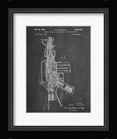 Firearm With Auxiliary Bolt Closure Mechanism Patent - Chalkboard Fine Art Print