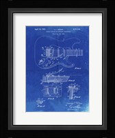 Tremolo Device for Stringed Instruments Patent - Faded Blueprint Fine Art Print