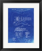 Tremolo Device for Stringed Instruments Patent - Faded Blueprint Fine Art Print
