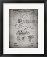 Tremolo Device for Stringed Instruments Patent - Faded Grey Fine Art Print