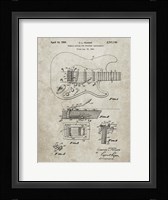 Tremolo Device for Stringed Instruments Patent - Sandstone Fine Art Print