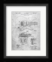 Tremolo Device for Stringed Instruments Patent - Slate Fine Art Print