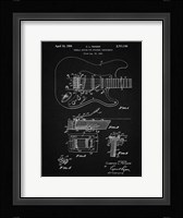 Tremolo Device for Stringed Instruments Patent - Vintage Black Fine Art Print