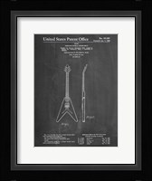 Stringed Musical Instrument Patent - Chalkboard Fine Art Print