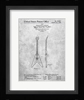 Stringed Musical Instrument Patent - Slate Fine Art Print