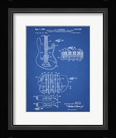 Electric Guitar Patent - Blueprint Fine Art Print