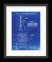 Electric Guitar Patent - Faded Blueprint Fine Art Print