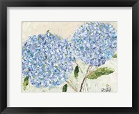 Blue Hydrangeas I Framed Print