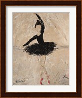 Ballerina with Scarlet Pointe Shoes Fine Art Print