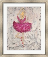 Ballerina on Stage Fine Art Print