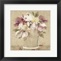 Cottage Bouquet II no Border Framed Print